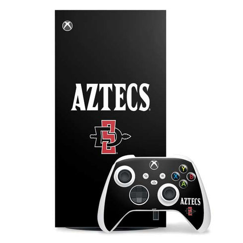 San Diego State University Aztecs Black Xbox Series X Skins